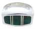 Sterling Silver Turquoise Opal Southwest Ring Size 7-1/2 IS68096